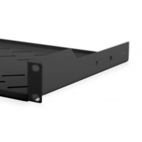 Digitus | Fixed Shelf for Racks | DN-19 TRAY-1-SW | Black | The shelves for fixed mounting can be installed easy on the two fron - 4